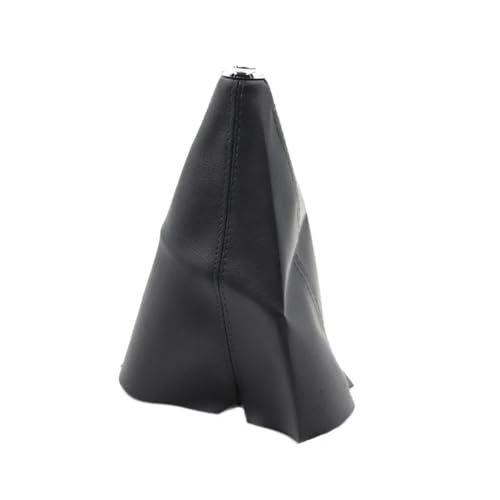 Twixral Schalthebel Staubschutz für den Schaltknauf, PU-Leder, Schaltknauf-Kofferraumabdeckung, kompatibel für mit S60, V70, XC90, für für Peugeot 307 206 308 407(Schwarz) von Twixral