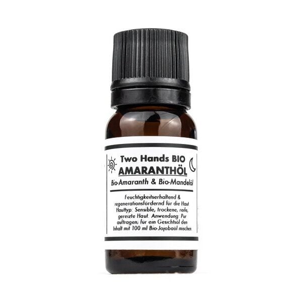 Two Hands BIO Amaranthöl mit Bio-Amaranth & Bio-Mandelöl - 5% Extrakt - Bio Vegan von Two Hands BIO