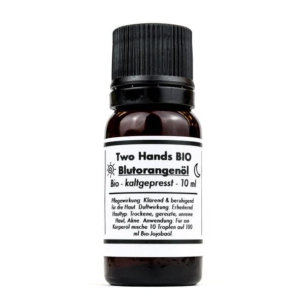 Two Hands BIO Blutorangenöl - Bio - Vegan - Kaltgepresst - 10 ml von Two Hands BIO