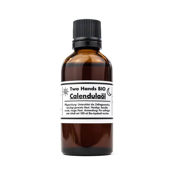 Two Hands BIO Calendulaöl mit Bio-Calendula & Bio-Jojobaöl - 5% Extrakt - Grossgebinde Two Hands BIO Calendulaöl mit Bio-Calendula & Bio-Jojobaöl - 5% Extrakt - Grossgebinde von Two Hands BIO