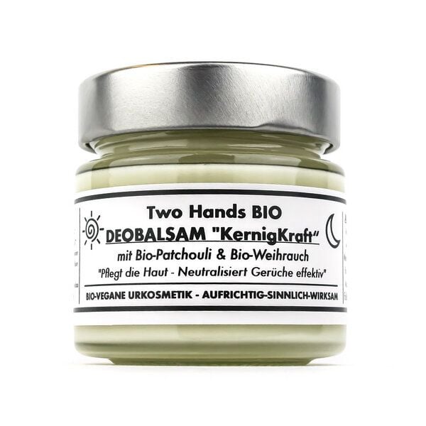 Two Hands BIO Deo Balsam „KernigKraft“ mit Bio-Patchouli & Bio-Weihrauch - Bio Vegan Two Hands BIO Deo Balsam „KernigKraft“ mit Bio-Patchouli & Bio-Weihrauch - Bio Vegan von Two Hands BIO