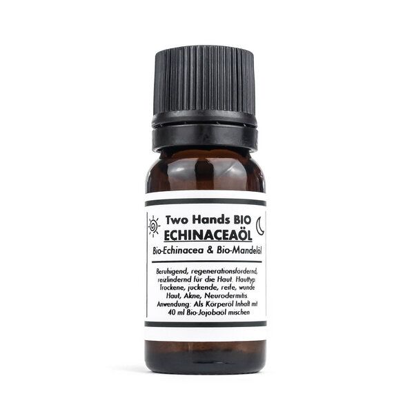 Two Hands BIO Echinaceaöl aus Bio-Echinacea & Bio-Jojobaöl - 1 % Extrakt - Bio Vegan von Two Hands BIO