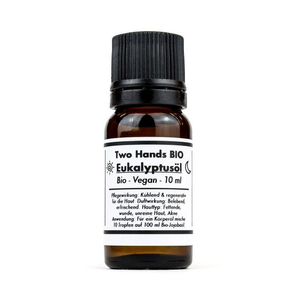 Two Hands BIO Eukalyptusöl - Bio - Vegan - 10 ml Two Hands BIO Eukalyptusöl - Bio - Vegan - 10 ml von Two Hands BIO
