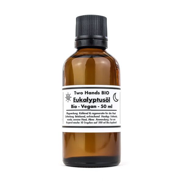 Two Hands BIO Eukalyptusöl - Bio - Vegan - 50 ml von Two Hands BIO