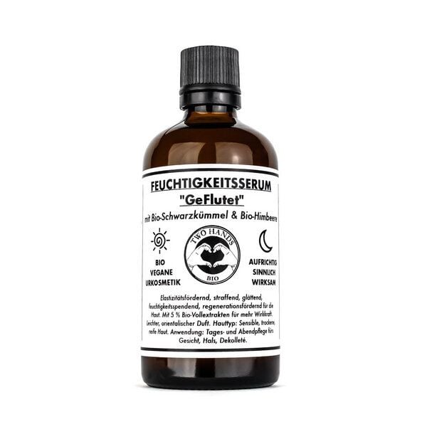 Two Hands BIO Feuchtigkeitsserum „GeFlutet“ mit Bio-Schwarzkümmel & Bio-Himbeere - Bio-Vegan Two Hands BIO Feuchtigkeitsserum „GeFlutet“ mit Bio-Schwarzkümmel & Bio-Himbeere - Bio-Vegan von Two Hands BIO