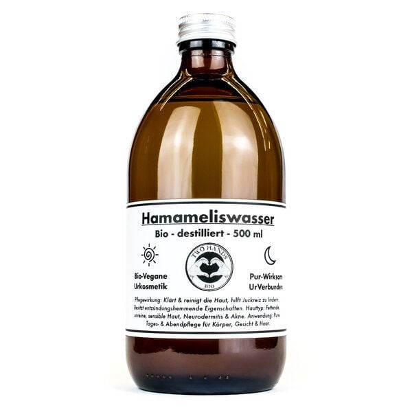 Two Hands BIO Hamameliswasser - Bio - Vegan - 500 ml von Two Hands BIO