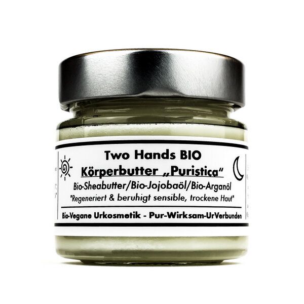 Two Hands BIO Körperbutter „Puristica“ mit Bio-Argan & Bio-Amaranth - Bio Vegan Two Hands BIO Körperbutter „Puristica“ mit Bio-Argan & Bio-Amaranth - Bio Vegan von Two Hands BIO