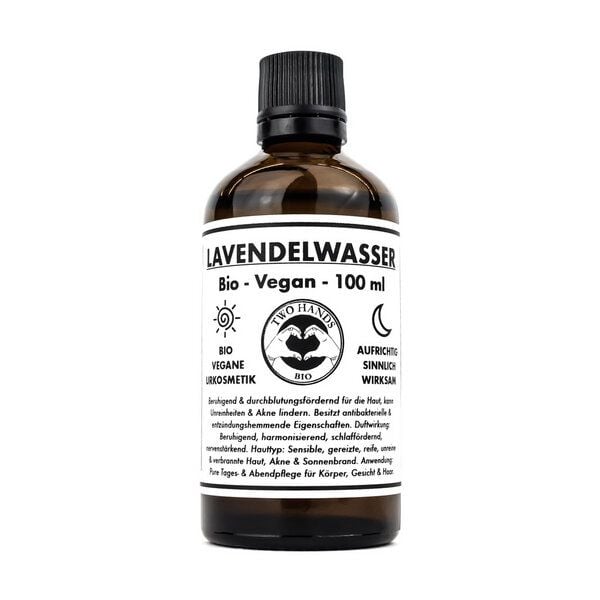 Two Hands BIO Lavendelwasser - Bio - Vegan - 100 ml von Two Hands BIO