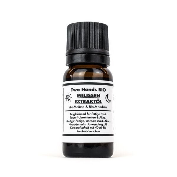 Two Hands BIO Melissenextraktöl mit Bio-Melisse & Bio-Mandelöl - 2,5 % Extrakt - Bio Vegan Two Hands BIO Melissenextraktöl mit Bio-Melisse & Bio-Mandelöl - 2,5 % Extrakt - Bio Vegan von Two Hands BIO