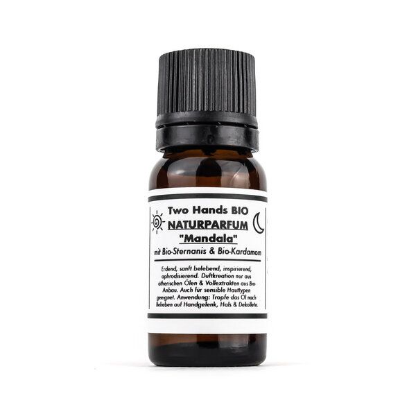 Two Hands BIO NaturParfum „Mandala“ mit Bio-Sternanis & Bio-Mandarine - Bio Vegan von Two Hands BIO