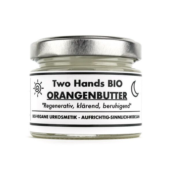 Two Hands BIO Orangenbutter aus Bio-Orange & Bio-Sheabutter - Bio Vegan Two Hands BIO Orangenbutter aus Bio-Orange & Bio-Sheabutter - Bio Vegan von Two Hands BIO