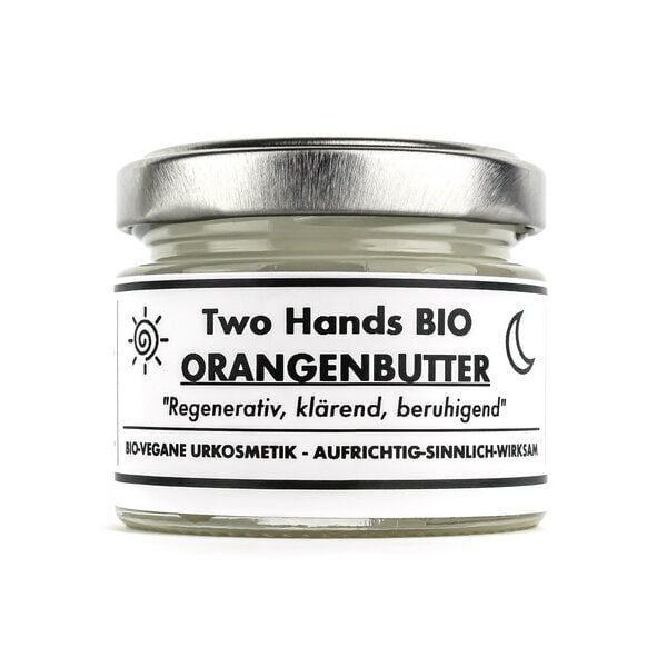 Two Hands BIO Orangenbutter aus Bio-Orange & Bio-Sheabutter - Bio Vegan von Two Hands BIO