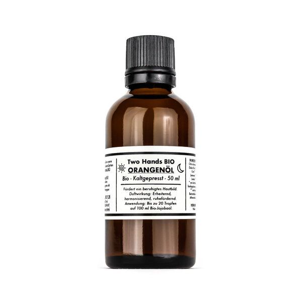 Two Hands BIO Orangenöl - Bio - kaltgepresst - 50 ml von Two Hands BIO