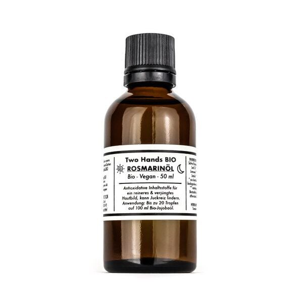 Two Hands BIO Rosmarinöl - Bio - Vegan - 50 ml von Two Hands BIO