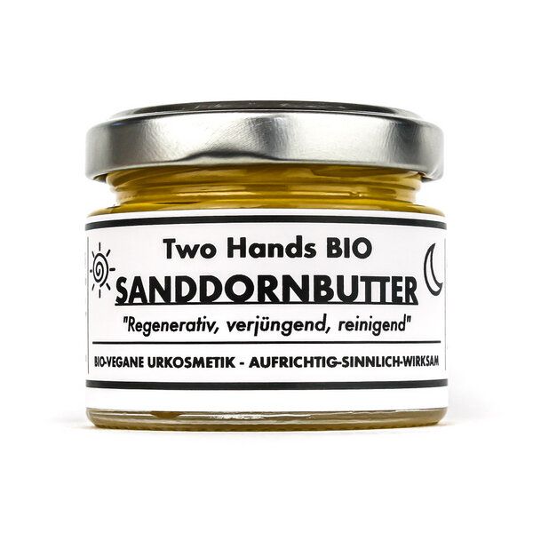 Two Hands BIO Sanddornbutter aus Bio-Sanddorn & Bio-Sheabutter - Bio Vegan Two Hands BIO Sanddornbutter aus Bio-Sanddorn & Bio-Sheabutter - Bio Vegan von Two Hands BIO