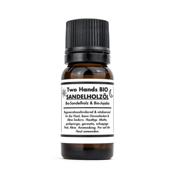 Two Hands BIO Sandelholzöl mit Bio-Sandelholzöl & Bio-Jojobaöl - Bio Vegan von Two Hands BIO