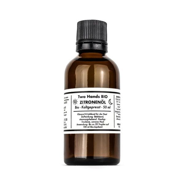 Two Hands BIO Zitronenöl - Bio - Vegan - Kaltgepresst - 50 ml Two Hands BIO Zitronenöl - Bio - Vegan - Kaltgepresst - 50 ml von Two Hands BIO