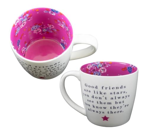 Tasse ~ Keramik Tee/Kaffee ~ Inside Out Mug - Freunde wie Sterne von Two Up Two Down
