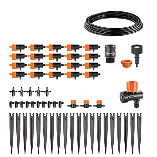 Claber 78060 – 64 90764 rainjet Drip 20 – Bewässerungsautomat oberirdisch für Marmeladengläser von Claber
