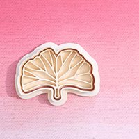 Ginkgo Biloba Blatt - Ausstechform Set Ginkgo Biloba Blatt - Ausstechform Set von TwoBearsCC