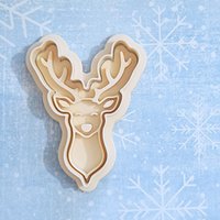 Weihnachtshirsch - Ausstechformen Set von TwoBearsCC