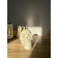 Große Totenkopf Kerze von TwoCheeksCreations