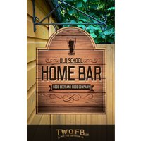 Alte Schule Personalisiertes Premium-Metall Traditionelles Haus-Bar-Zeichen/Home-Pub-Zeichen Home Man-Höhlen-Zeichen Swinging-Zeichen von TwoFatBlokes