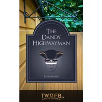 Dandy Roadman Personalisiertes Premium-Metall Traditionelles Haus-Bar-Zeichen/Home-Pub-Zeichen Home-Man-Höhlen-Zeichen Swinging-Zeichen von TwoFatBlokes
