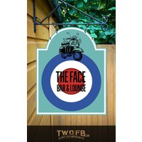 Gesicht Personalisiertes Premium-Metall Traditionelles Haus-Bar-Zeichen/Home-Pub-Zeichen Home Man-Höhlen-Zeichen Swinging-Zeichen von TwoFatBlokes