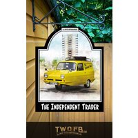 Unabhängiger Trader Personalisiertes Premium-Metall Traditionelles Hausbar-Zeichen/Hauskneipe-Zeichen Hausmann-Höhlenzeichen Swinging-Zeichen von TwoFatBlokes