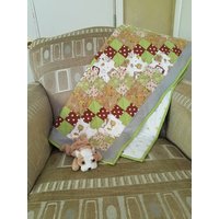 Snips Und Snails Puppy Dog Tails Baby Boy Crib Quilt von TwoSisCreations