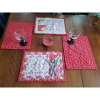 Sommer-Schmetterling-Tischsets, 4Er Set von TwoSisCreations