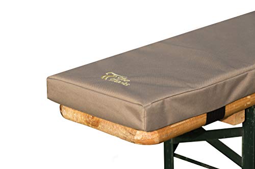 TwoTracks Premium Bierbankauflage BiBa Comfort 5cm 2er Set - 220 x 25 x 5cm von TwoTracks