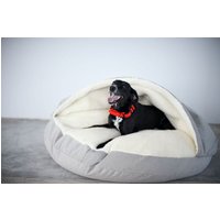 Großes Hundebett Höhle Plüsch Runde Donut Bett Kiste Mit Bezug Waschbar Calming Puppy Schlafsack von TwoVizslas