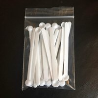 20-Weisse Mica-Löffel 0, 15 cm3, Glimmer -/Farbstoffschaufel, Kleiner Löffel, 3 1/4 Zoll Lang, Zwei Wilde Hasen von TwoWildHares