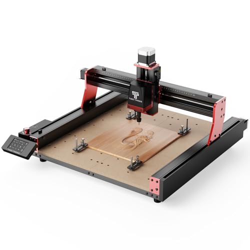 Twotrees TTC450 PRO CNC-Fräsmaschine, 4 Achsen, für Holz und Acryl, 90% montiert, leistungsstarker Motor, XYZ-Endschalter-Upgrade von Twotrees
