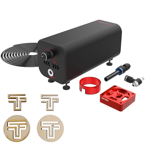 Twotrees X1 Luftstrom Assist Kit 10-30L/min Air Assist System entfernen Rauch und Staub für TTS-55 Laser Gravierer Cutter Maschine von Twotrees