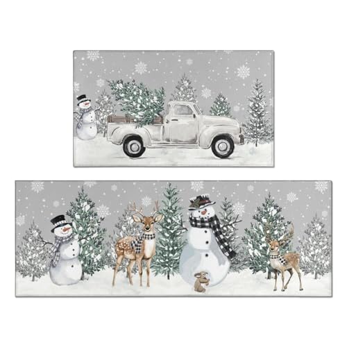 Twyt decor Weihnachtliche Küchenteppiche, 2er-Set Twyt decor Weihnachtliche Küchenteppiche, 2er-Set von Twyt decor