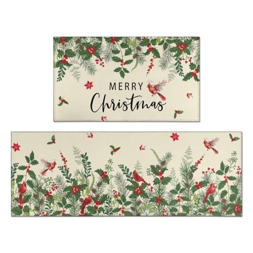 Twyt decor Weihnachtliche Küchenteppiche, 2er-Set Twyt decor Weihnachtliche Küchenteppiche, 2er-Set von Twyt decor