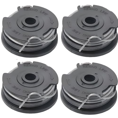 4 Stück Rasentrimmer Ersatzspule Kompatibel mit Bosch Art 24 27 30 Art 30-36 Rasentrimmer, F016800351 Nylon Doppel Spulen, Autofeed Ersatzfaden 4 Stück Rasentrimmer Ersatzspule Kompatibel mit Bosch Art 24 27 30 Art 30-36 Rasentrimmer, F016800351 Nylon Doppel Spulen, Autofeed Ersatzfaden von Txdzking