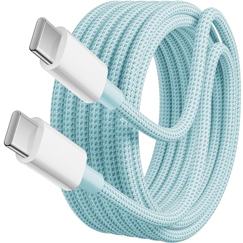 Txtcu USB C auf USB C Kabel 0.3M, 60W Typ C Ladekabel Schnellladekabel Phone 15 Ladekabel Kompatibel for Phone 15/Plus/Pro Max, Samsung Galaxy S24 S23 S22, Pixel 7 Pro, MacBook Pro 2021, iPad Pro von Txtcu