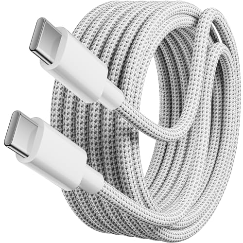 Txtcu USB C auf USB C Kabel 3M, 60W Typ C Ladekabel Schnellladekabel iPhone 15 Ladekabel Kompatibel for iPhone 15/Plus/Pro Max, Samsung Galaxy S24 S23 S22, Pixel 7 Pro, MacBook Pro 2021, iPad Pro von Txtcu