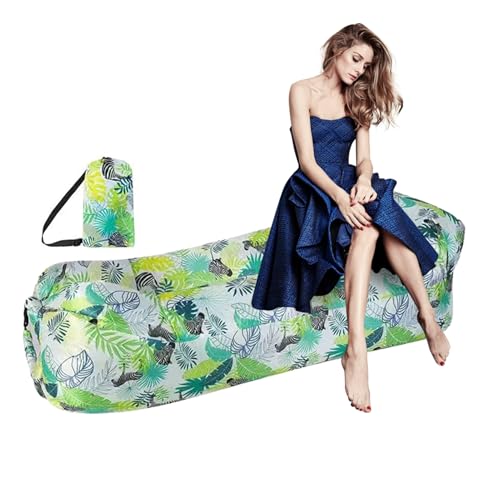 TyCylKu 240 × 70 cm Aufblasbares Sofa Aufblasbare Couch Für Camping aufblasbarer liegesessel Camping Couch aufblasbar Air Lounger,Luftsofa Luftsack für Outdoor,Reisen,Party,Campings Gadgets von TyCylKu