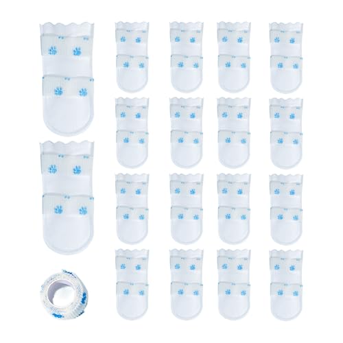 TyCylKu Einweg Hundeschuhe, S/M/L Einweg Hundesocken, Pfotenschutz, Allwetter Hundestiefel, Waterproof Hundefußabdeckungen Socken Atmungsaktive Kratzfeste Pfotenschutzschuhe Für Outdoor Aktivitäten TyCylKu Einweg Hundeschuhe, S/M/L Einweg Hundesocken, Pfotenschutz, Allwetter Hundestiefel, Waterproof Hundefußabdeckungen Socken Atmungsaktive Kratzfeste Pfotenschutzschuhe Für Outdoor Aktivitäten von TyCylKu