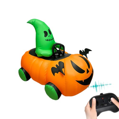 TyCylKu Halloween Aufblasbare Dekoration | Halloween Automatisch Aufblasbarer Kürbiswagen Für Draußen | Mit Fernbedienung Für Kinder Eltern Und Veranstaltungsplaner TyCylKu Halloween Aufblasbare Dekoration | Halloween Automatisch Aufblasbarer Kürbiswagen Für Draußen | Mit Fernbedienung Für Kinder Eltern Und Veranstaltungsplaner von TyCylKu
