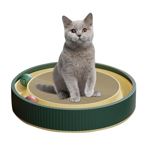 TyCylKu Kratzspielzeug für Katzen | Katzenspielzeug Roller Scratcher Pad | Kratzspielzeug für Indoor-Katzen, interaktives Kätzchen-Spaß-Puzzle-Spielzeug für geistige körperliche Bewegung von TyCylKu
