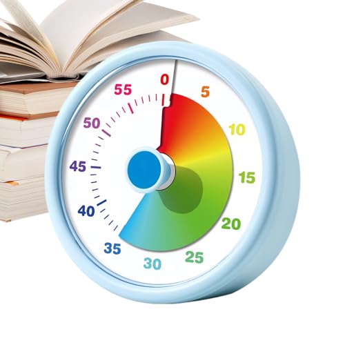 TyCylKu Küchentimer | Lautloses Zeitmanagement Tool | Regenbogen Scheibe Visueller Timer - Für Schulklassenzimmer Küchen Schlafzimmer Bibliotheken Fitnessstudios Arbeiten Trainieren Lernen Kochen TyCylKu Küchentimer | Lautloses Zeitmanagement Tool | Regenbogen Scheibe Visueller Timer - Für Schulklassenzimmer Küchen Schlafzimmer Bibliotheken Fitnessstudios Arbeiten Trainieren Lernen Kochen von TyCylKu