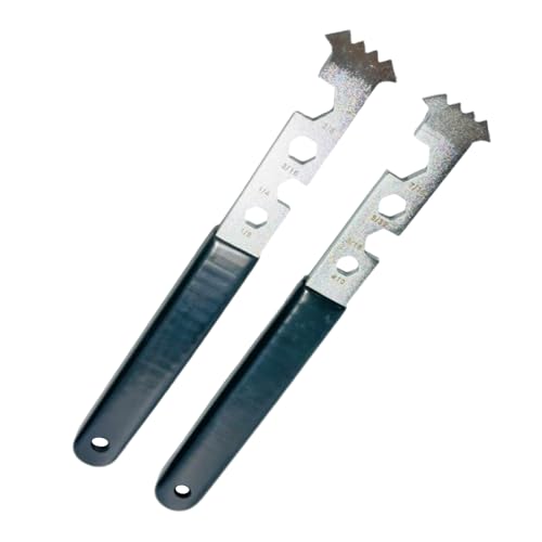 TyCylKu Paver Removal Tool 2 Stück | Ziegelstein Entferner Werkzeug,Griffhebelstangenextraktor Für Terrasse Sockelleiste Gartenfuge Gehweg Rasen von TyCylKu