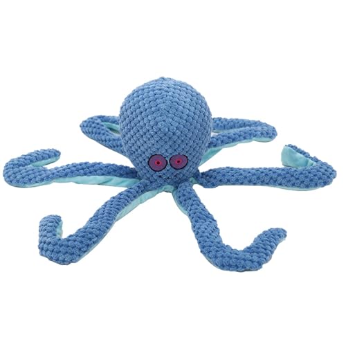 TyCylKu Plüsch Hundespielzeug Mit Quietscher | Octopus Form Hunde Zahnreinigung Spielzeug | Welpen Spielzeug Bei Zahnung Für Haustierbesitzer Trainer | Für Innen Und Aussen Wohnung Park Wohnzimmer TyCylKu Plüsch Hundespielzeug Mit Quietscher | Octopus Form Hunde Zahnreinigung Spielzeug | Welpen Spielzeug Bei Zahnung Für Haustierbesitzer Trainer | Für Innen Und Aussen Wohnung Park Wohnzimmer von TyCylKu