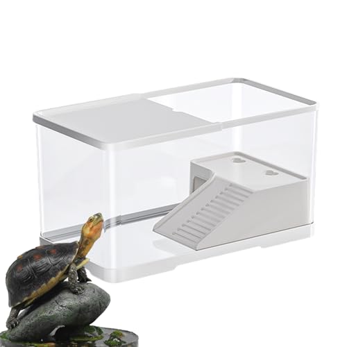TyCylKu Schildkröten Aquarium, Terrarium mit Sonnenplatz, Reptilien Terrarium, für Schildkröten, Aquatisches Becken für Wasserschildkröten, für kleine Reptilien und Krebse TyCylKu Schildkröten Aquarium, Terrarium mit Sonnenplatz, Reptilien Terrarium, für Schildkröten, Aquatisches Becken für Wasserschildkröten, für kleine Reptilien und Krebse von TyCylKu
